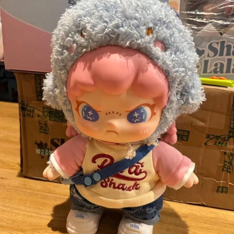 

Genuine Dora Sharky Lala Girl Vinyl Doll Pendant Animal Series Kawaii Action Figure Backpack Room Decoration Toy Surprise Gift