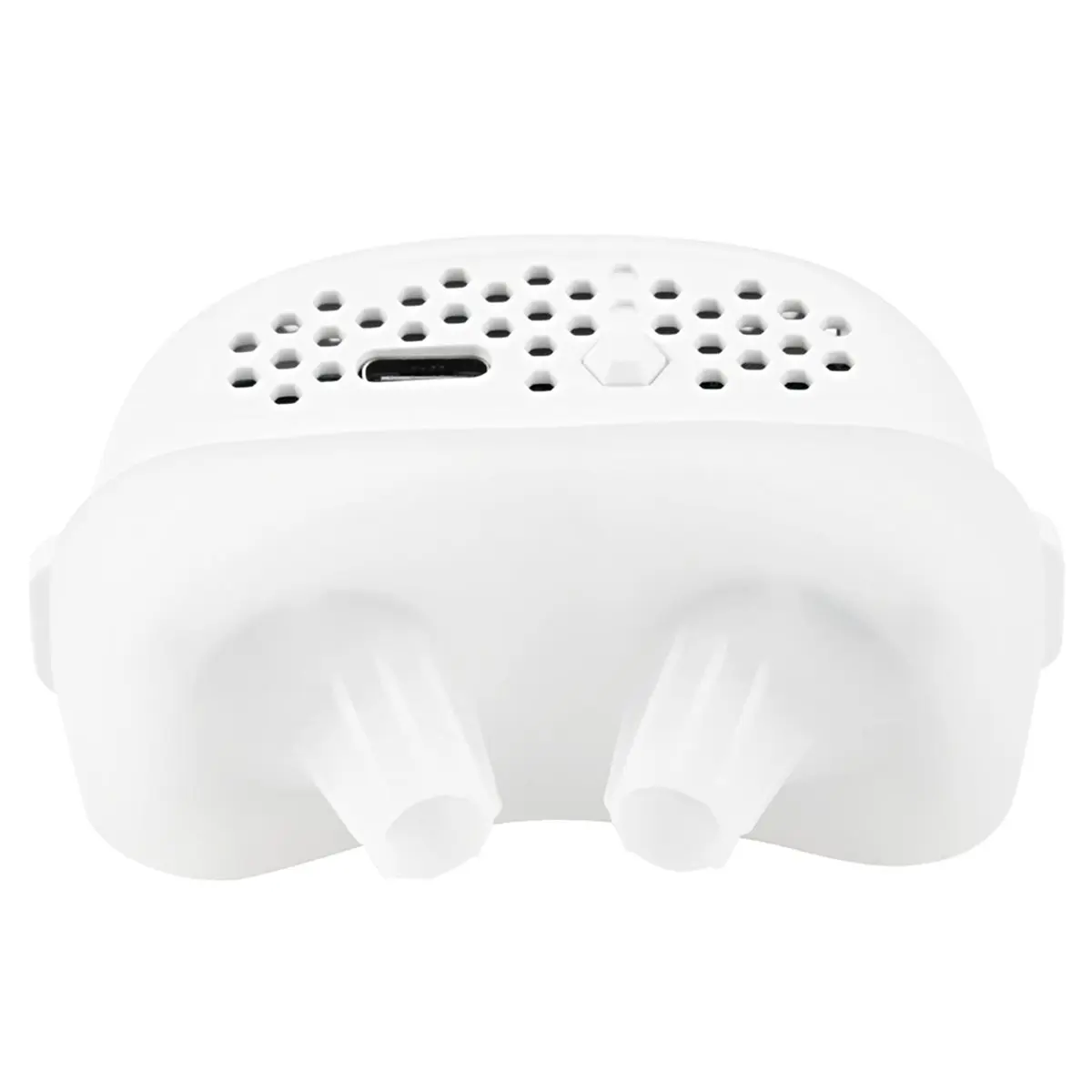 [N84R] Electronic Anti-Snoring Device with Strap Snore Low Noise Strong Wind Twin Turbine Adjust 3 Wind Speed Snore Sleep
