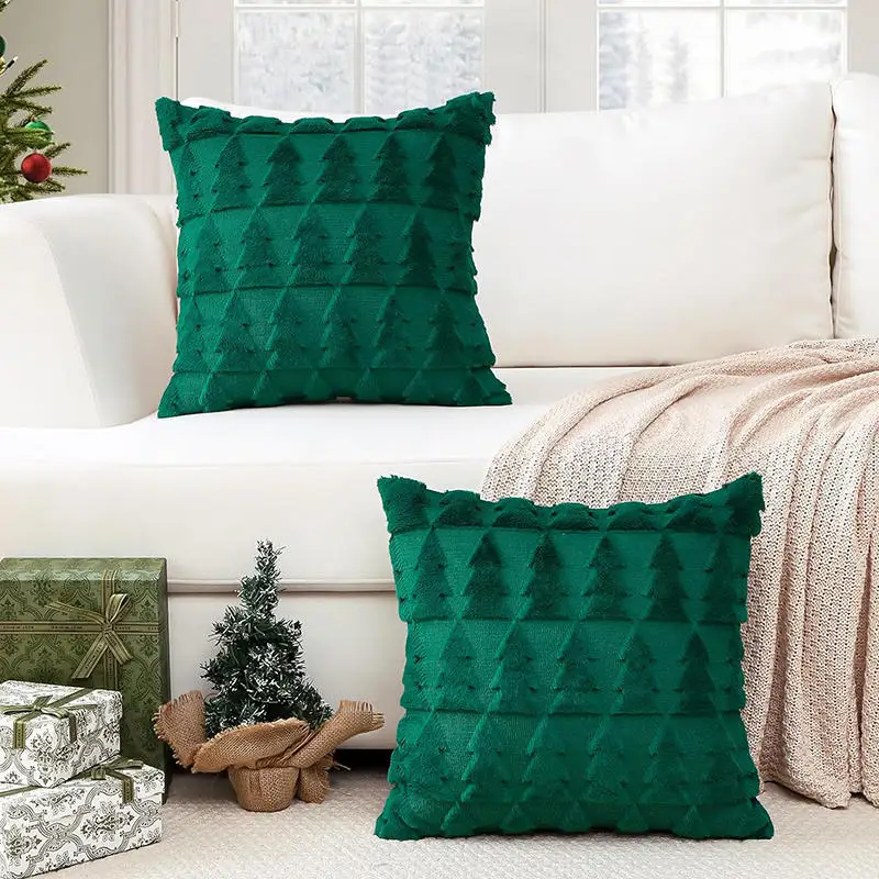 1PC Weihnachten dekorative Kissenbezüge Kissenbezug Couch Kissenbezug für Couch Sofa Urlaub Festivals Winter Home Dekoration – Detail 18