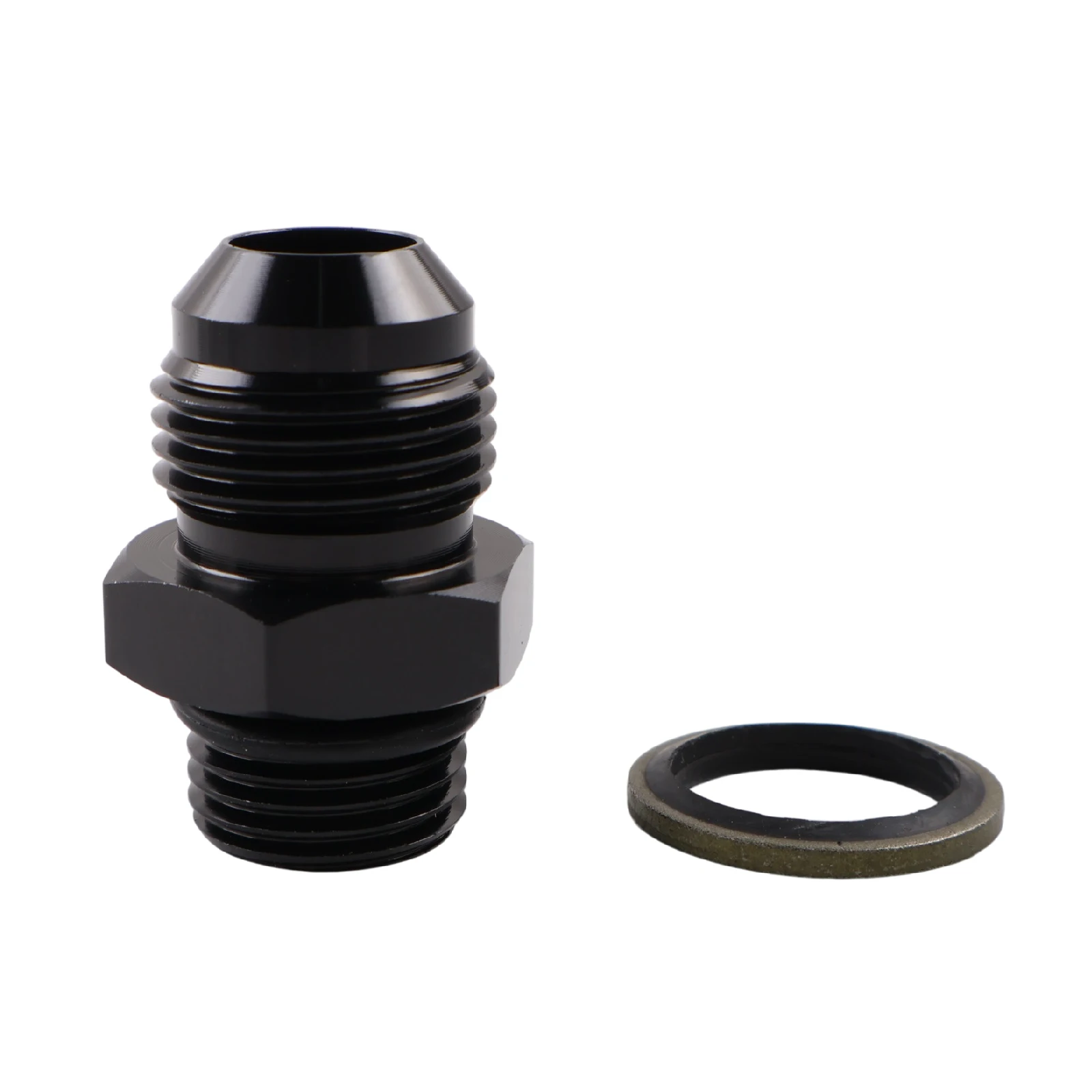 PIKBUK Aluminium AN6 AN8 AN10 AN12 auf M10/12/14/16/18/20/22x1.5 Adapter Flare-Fitting Auto-Schlauchanschluss Stecker Ölkühler-Anschluss – Detail 6