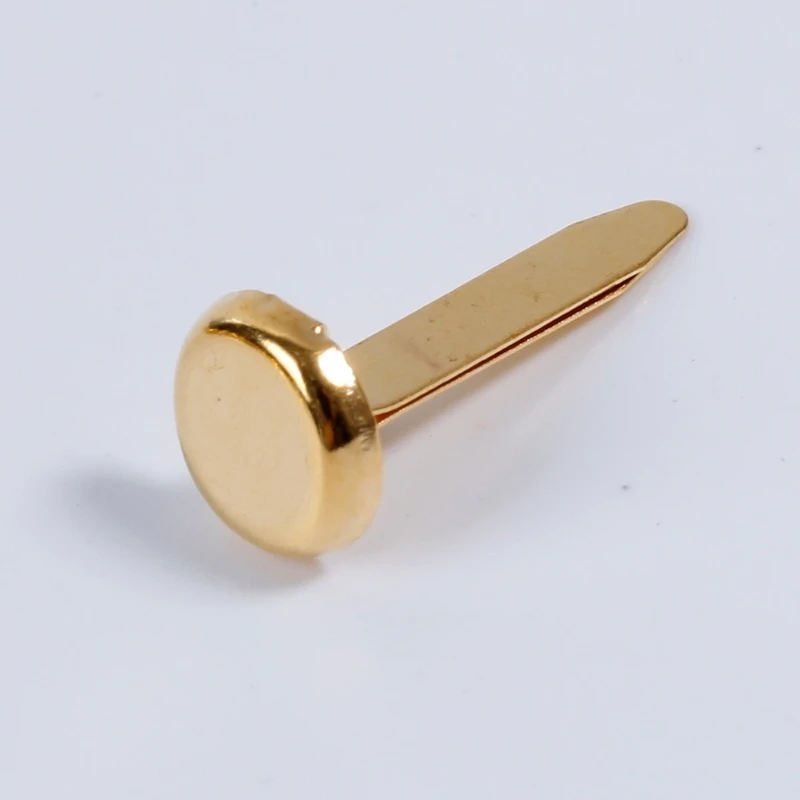 Clip a testa tonda in metallo Mini clip modello Brads Clip per borsa Clip a testa rotonda Scrapbooking Clip modello Brads per