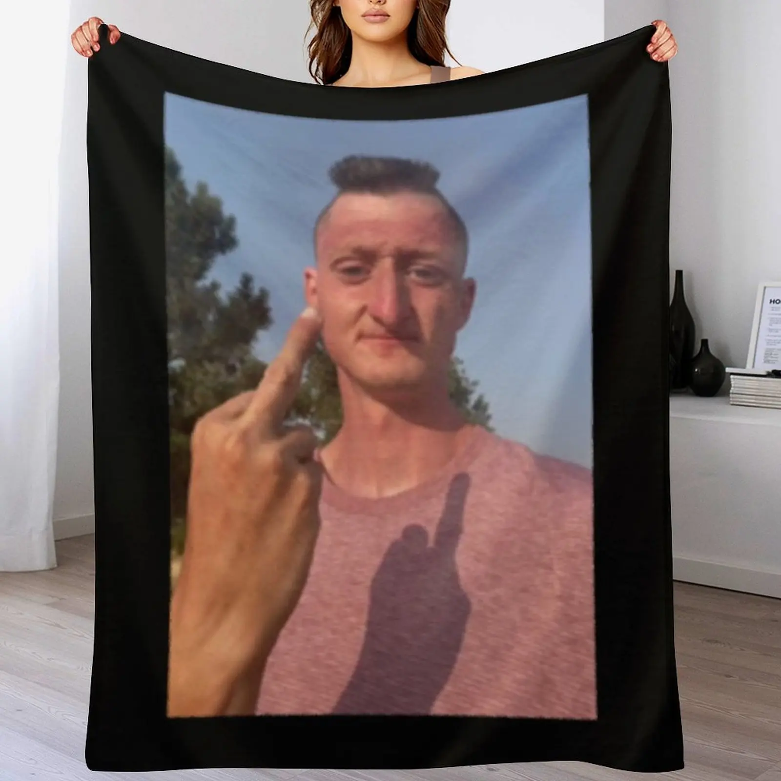 

Daniel Larson Angry Throw Blanket Soft Breathable Blanket for Night Sleeping