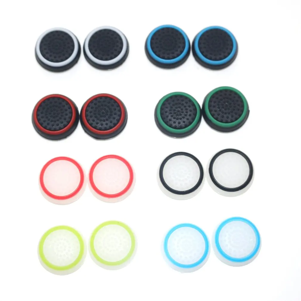 4 pcs Analog Thumb Stick Grips Cover for PlayStation 5 4 PS5 PS4 Pro Slim for PS3 Controller Thumbstick Cap for Xbox 360 One X S