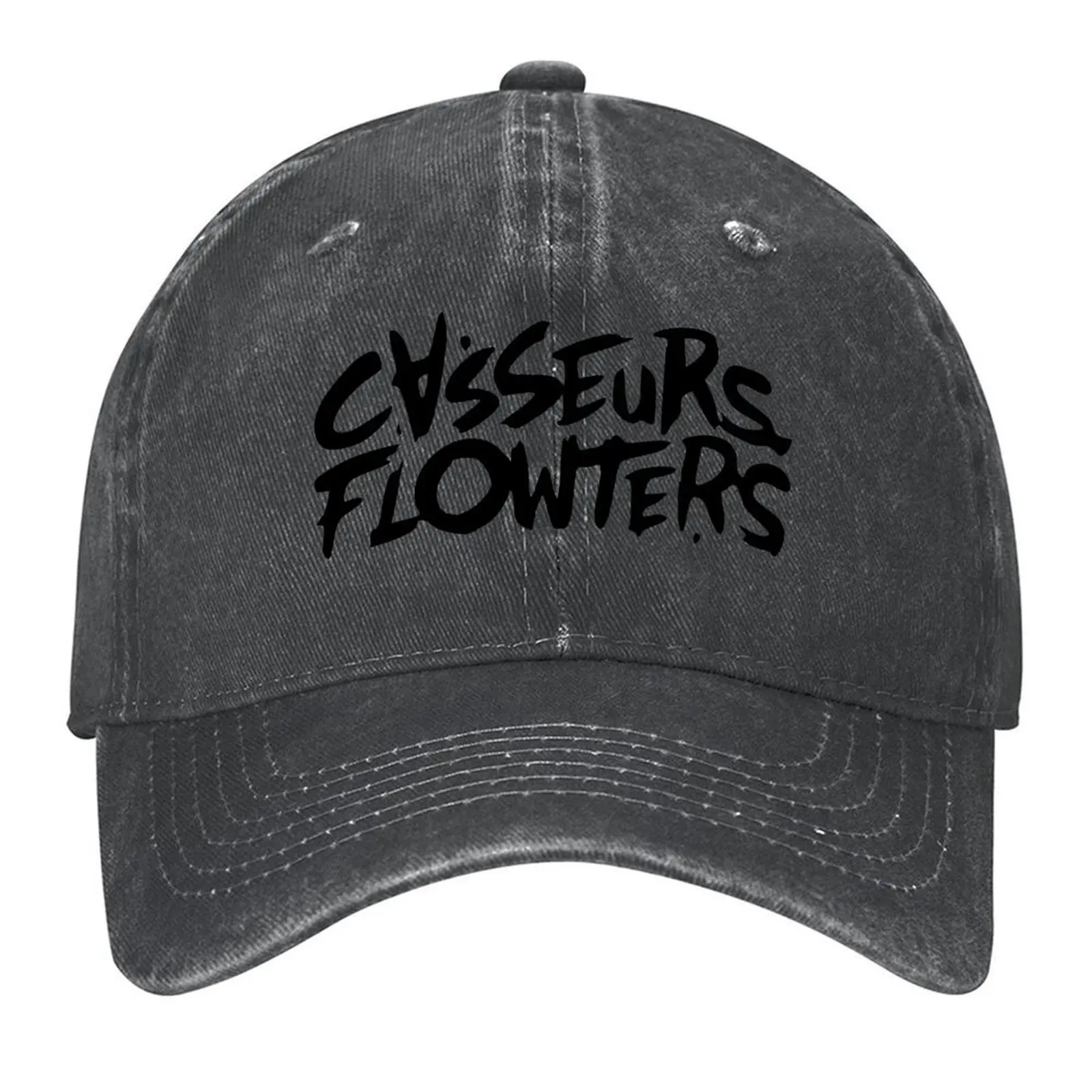 

Basic simple logo flowters breakers - Black version Baseball Cap hats on offer Sunscreen black Girl Men's