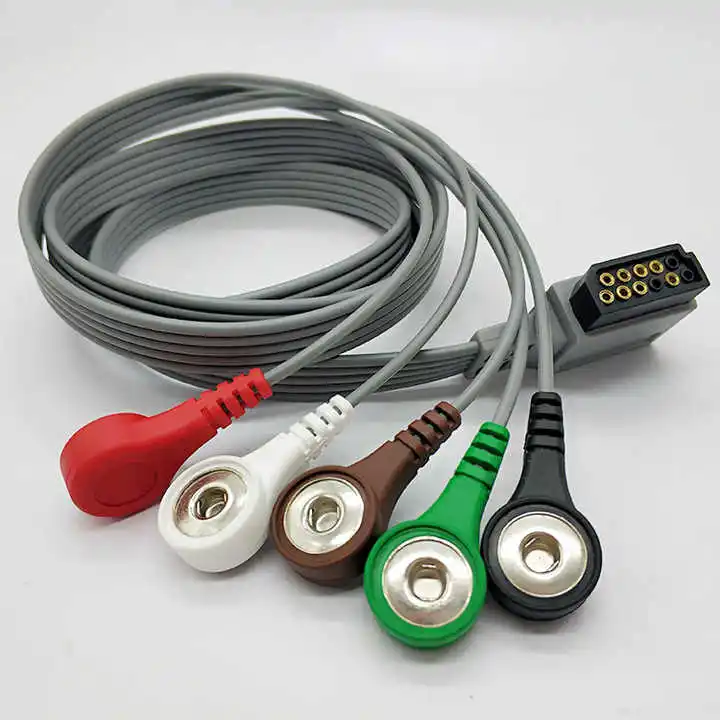989803157481 M4725A 5 Lead compatibele ECG-Holter-kabel