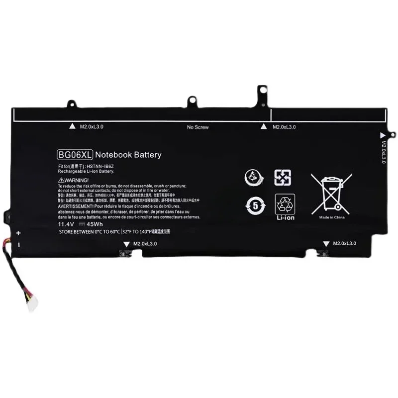 BG06XL 11.4V 3780mAh 45Wh Laptop Battery For HP EliteBook 1040 G3 BG06XL HSTNN-Q99C HSTNN-IB6Z 804175-1B1 804175-181 804175-1C1