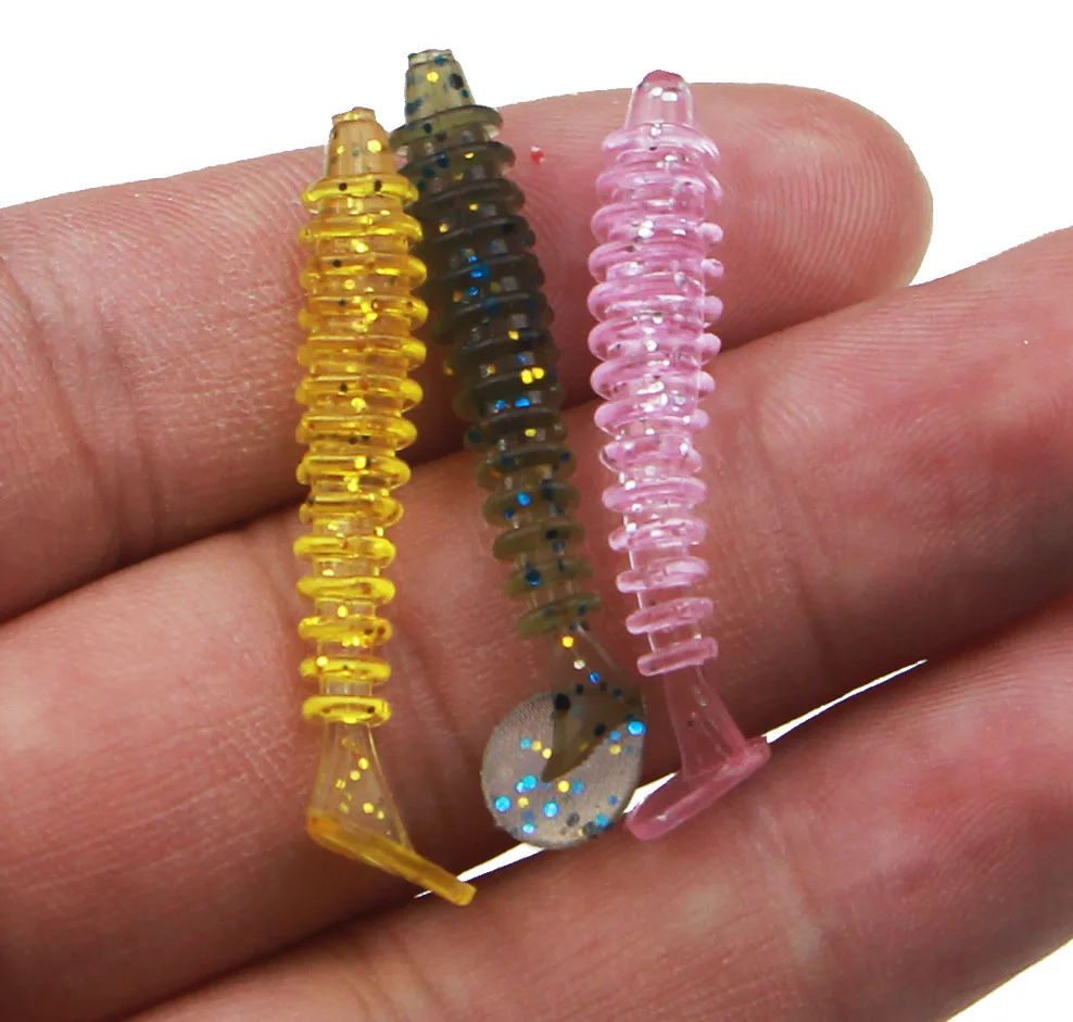 35 مللي متر انفجار الصيد دوامة T-الذيل لينة علة Luya واحدة الذيل لينة الطعم روفر جثم الجذر الصيد Luya وهمية الطعم