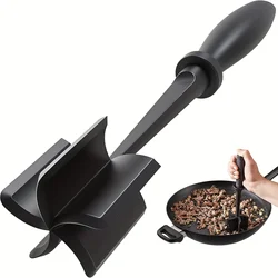 Kitchen Meat Chopper Ground Beef Masher Utensil Heat Resistant Non-Stick Hamburger Choppe Potato Masher Tool Kitchen Gadgets