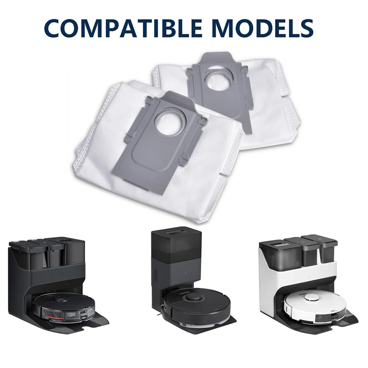 15 ชิ้นถุงเก็บฝุ่นสําหรับ S8 +/ S8 Pro Ultra / S7 MaxV Ultra / S7 Pro Ultra / + / Max + / Q5 + ถุงสูญญากาศ