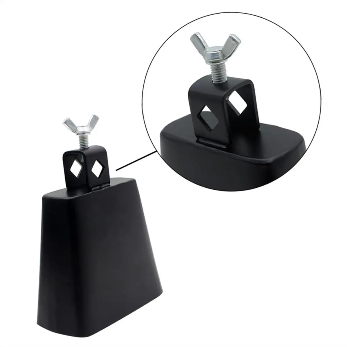 

【black huodong】Drum Kit Cow Bell Drum Kit Accessories Drum Cowbell