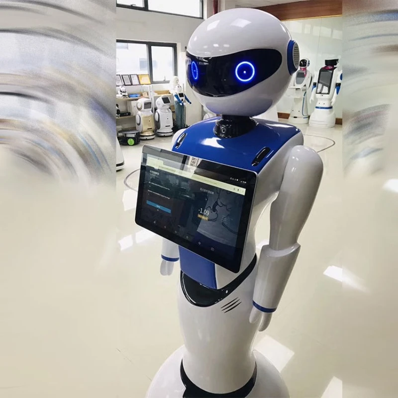 La sala espositiva spiega automaticamente, consultare e domande e risposte guidano il modo