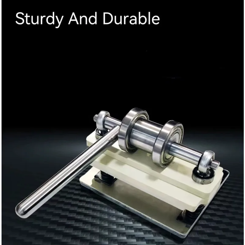 

Ручной пресс для вырубки кожи с двойным колесом, 0.8Т, для фотобумаги, ПВХ/ЭВА, мини-резак для листов, инструмент для штамповки и подачи материалов