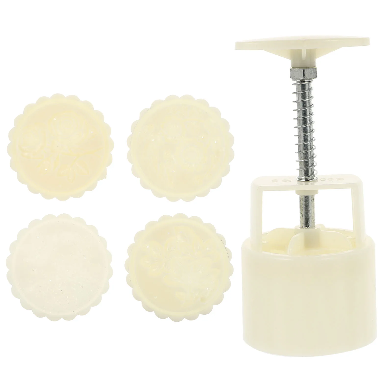 

Rose Flower Molds 3D Moon Cake Making Baking Tools Kitchen Supplies Plastic Stainless Steel Reusable Easy Clean Delicate Pattern