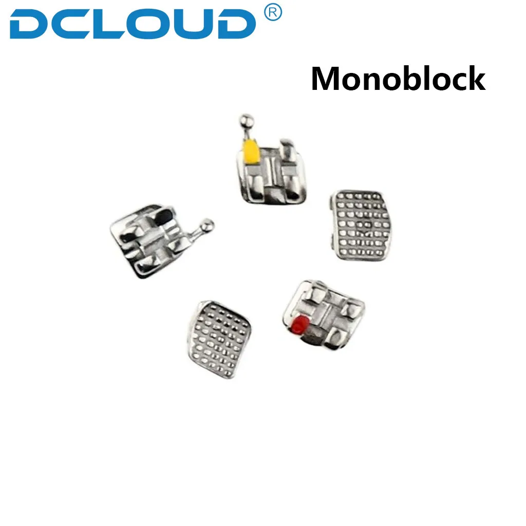200 Stück = 10 Packungen Zahnkieferorthopädische Metallklammern Zahnspangen Monoblock MIM Mini Roth/MBT Solt 0,022 3/3-4-5 Haken Zahnmedizinmaterialien – Detail 5