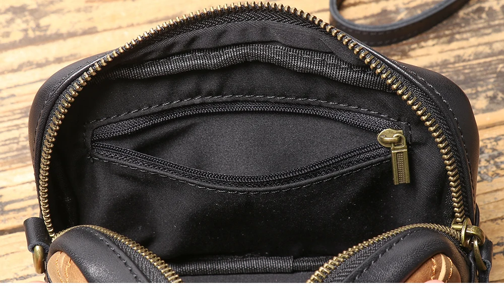 2026 جديد جودة عالية الرجال الفاخرة حقيبة صغيرة جلدية خمر قطعة محفظة جلدية الإبداعية محفظة نسائية للعملات المعدنية أكياس الهاتف Muжskuка