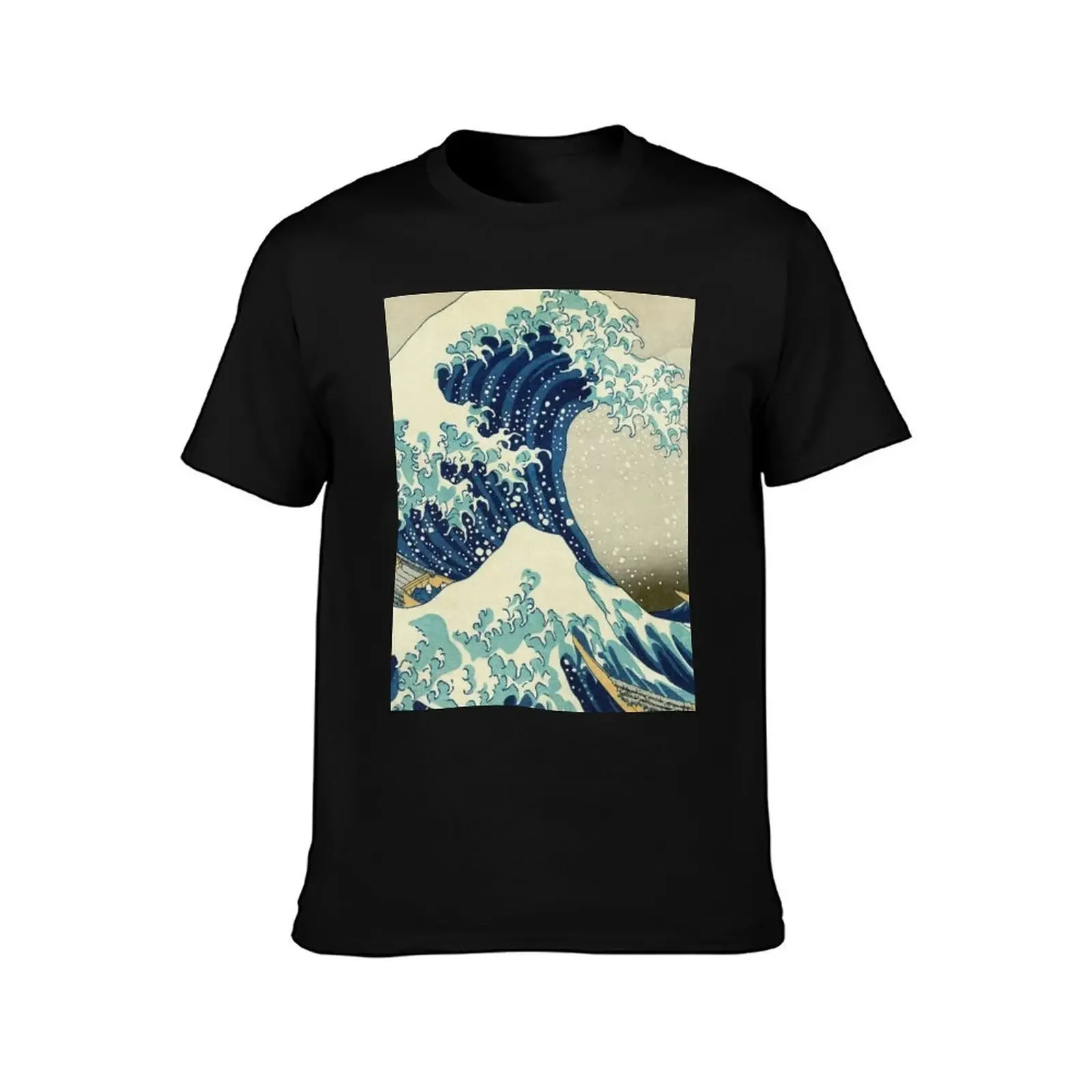 Great Wave off Kanagawa T-Shirt customs design your own blue archive graphic t shirts t shirt for men