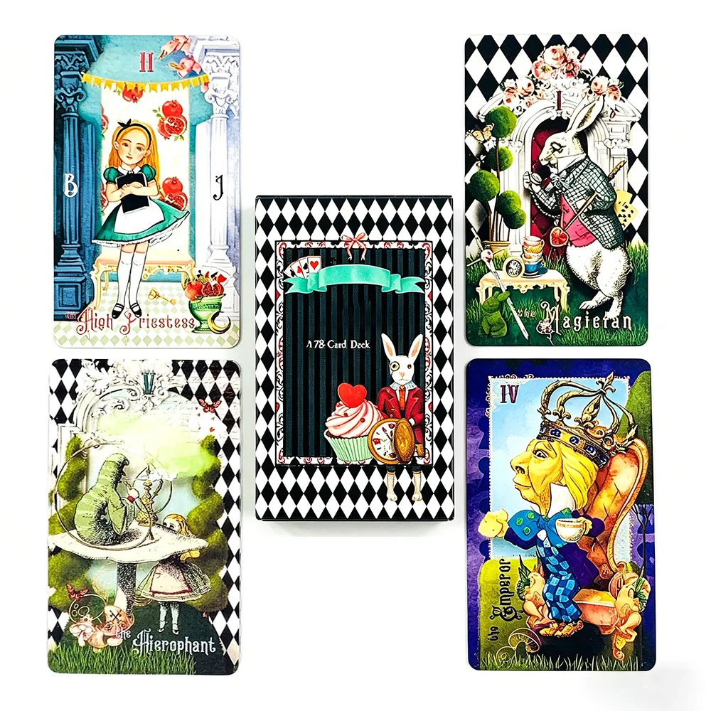 78-kartowa talia tarota Alicja – Party Games Alice In Wonderland recenzja i cena
