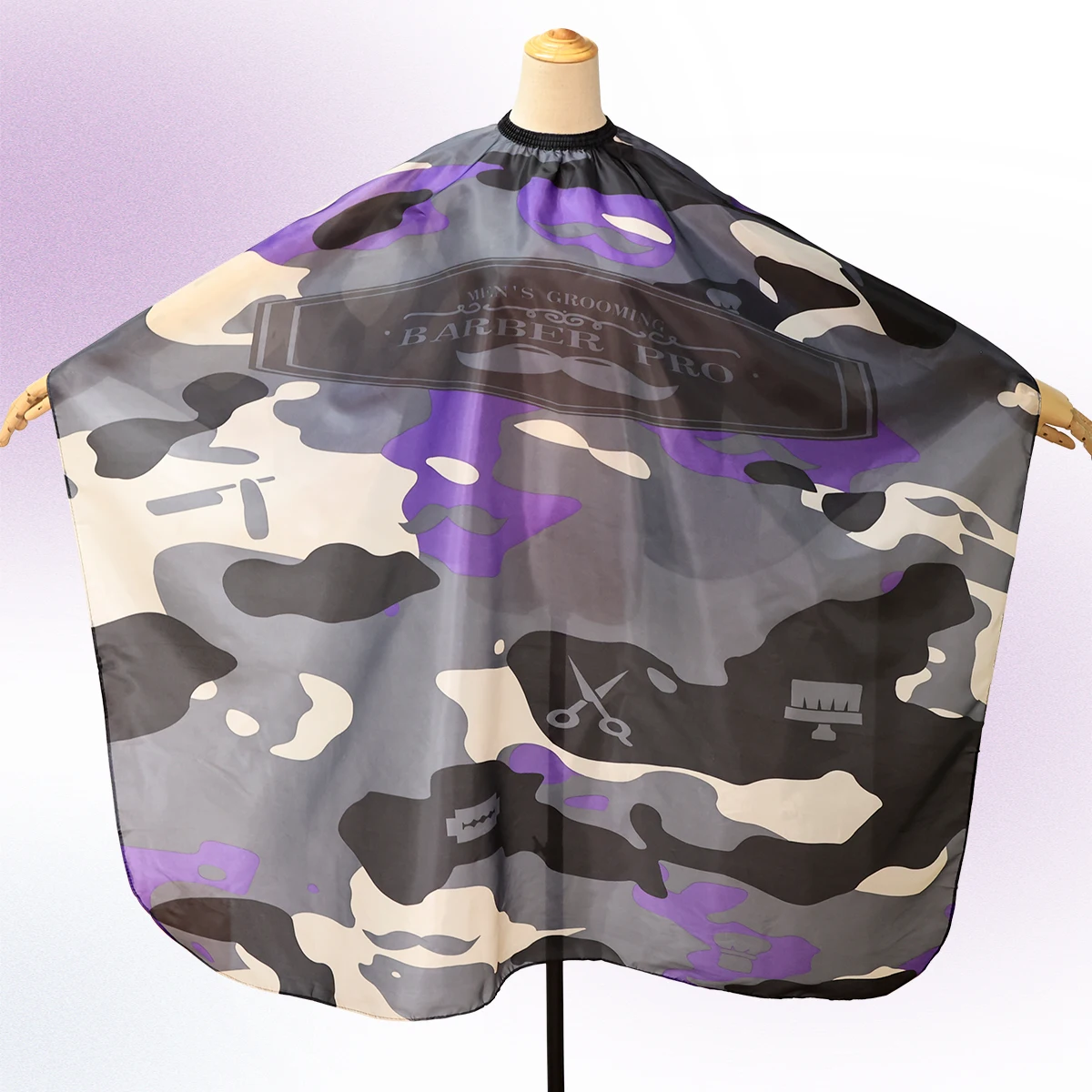 Camouflage Hair Cutting Cape grembiule da barbiere professionale impermeabile antistatico Haircut Gown Salon Styling tintura accessori per capelli