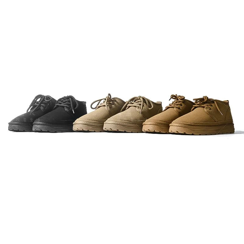 

Couples Winter Snow Boots Thickened Fleece Lined Bread Shoe Style Warm Cotton Shoes Versatile Short Boots for Men And ...