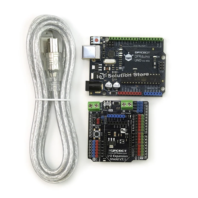 sku-dfr0216-2-dfrduino-uno-r3-with-io-expansion-shield-and-usb-cable-a-b