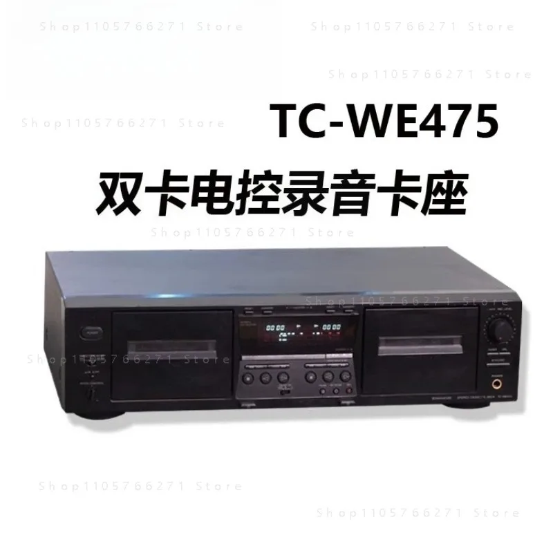 Double Cassette Deck with Electric Logic Control, for Dubbing & Recording, HiFi Stereo Tape Player Used