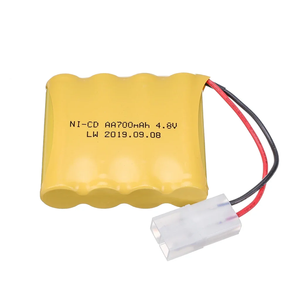 4.8v 700mah Battery Tamiya Plug For Rc toys Cars Tanks Robots Boats Guns NI-CD 4*AA 4.8 V rechargeable battery Pack 1 to 5pcs view 2
