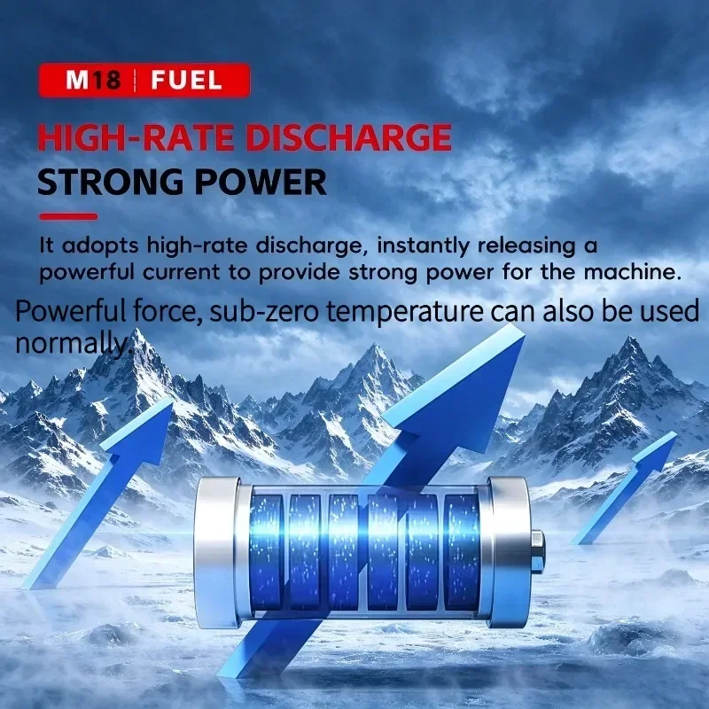 New Original Milwaukee M18HD12 12.0Ah REDLITHIUM High Power Battery M18HB8 for M18 18V Hammer Drill Electric Drill Power Tools