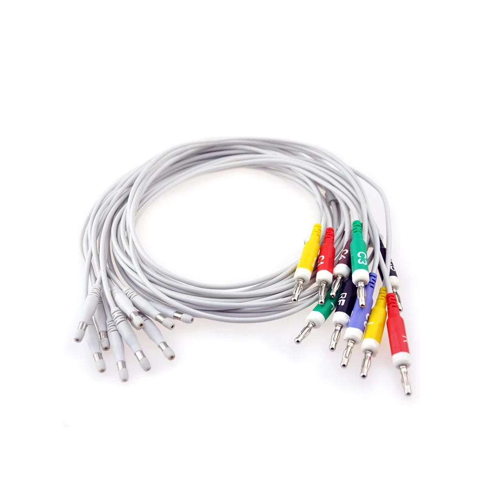 CP100/CP200 10 lead ECG EKG cable leadwires,Banana Pin