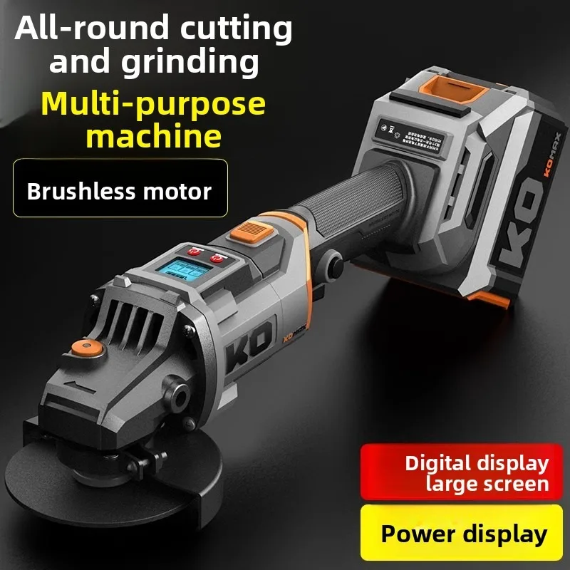 

High-power Brushless Angle Grinder, Portable Lithium Battery Polishing Machine, Household Multi-functional Grinding Machine 643