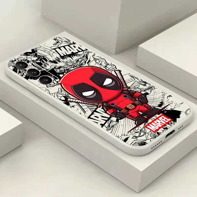 Deadpool Groot Marvel For Samsung Galaxy S24 S23 S22 S21 S20 Ultra S10 Plus S23 S21 S20 FE Phone Case Cases Shockproof