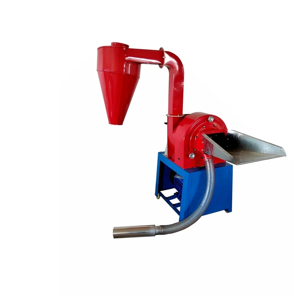 

500 self-priming dual-purpose 15kw feed large breeding corn crusher with motor