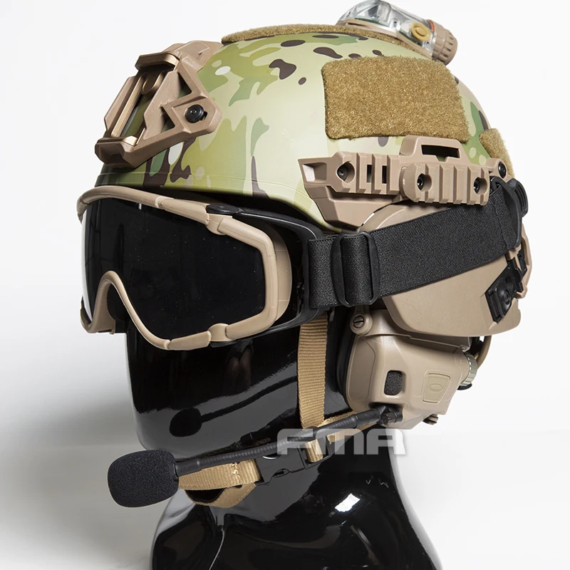 FMA Outdoor Goggles Can Be Used for Helmet Style (BK/sand) Tactical Colored Bullet Equipment