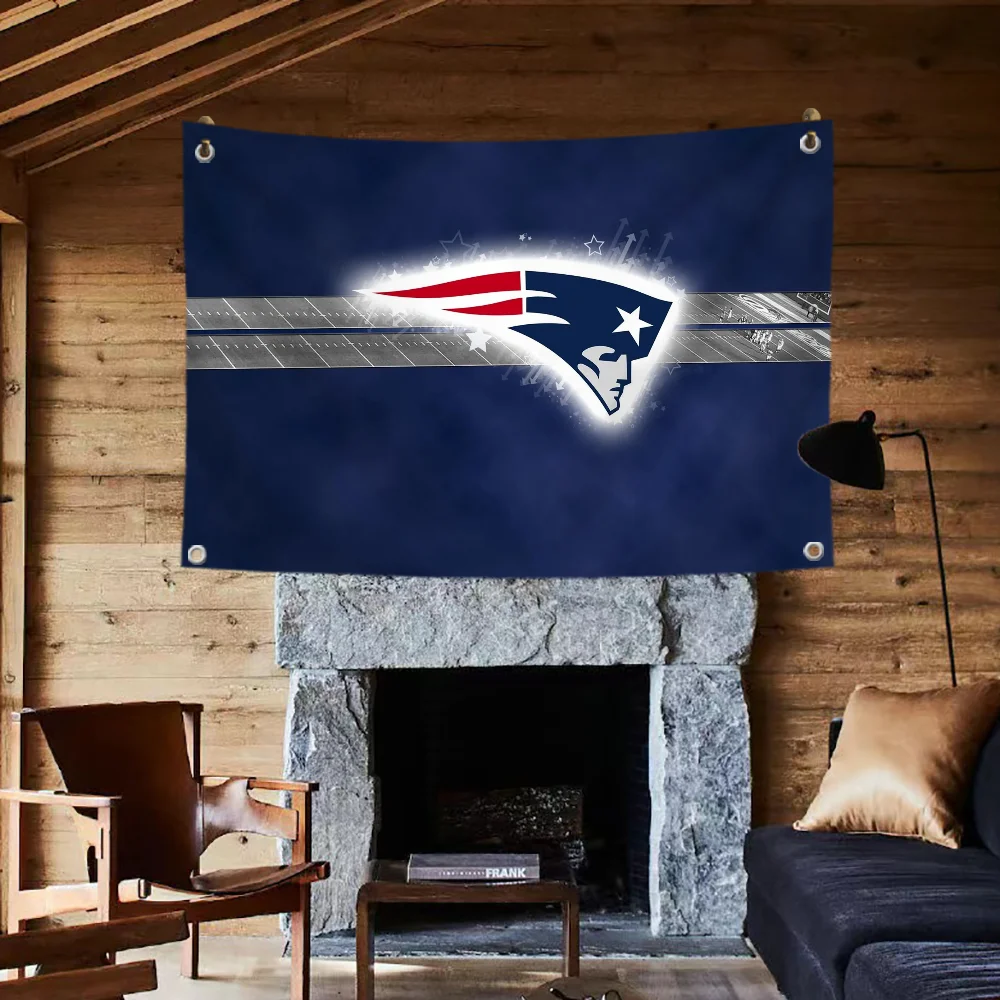 Funny Flag Penetration Outdoor Decorations New England Patriots Lgbt Flag to Hang Decorative Flags and Banners Wall Decoration