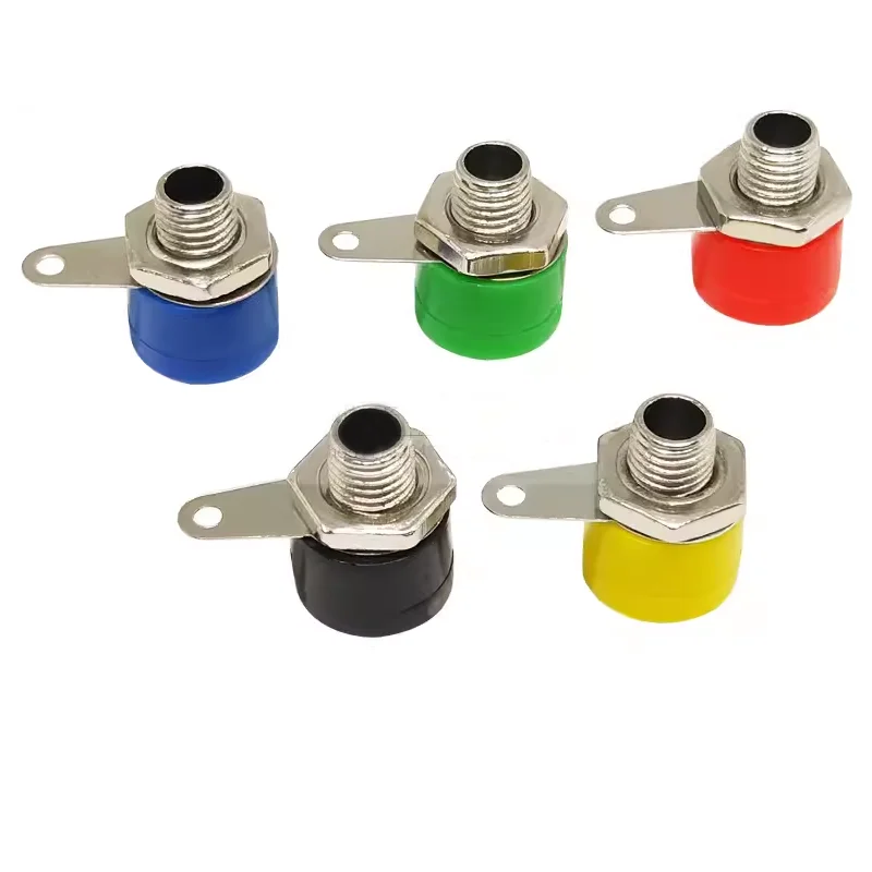4MM Banana Socket 312 Safety Panel Socket Tester Terminal Socket Lantern Plug Red and Black