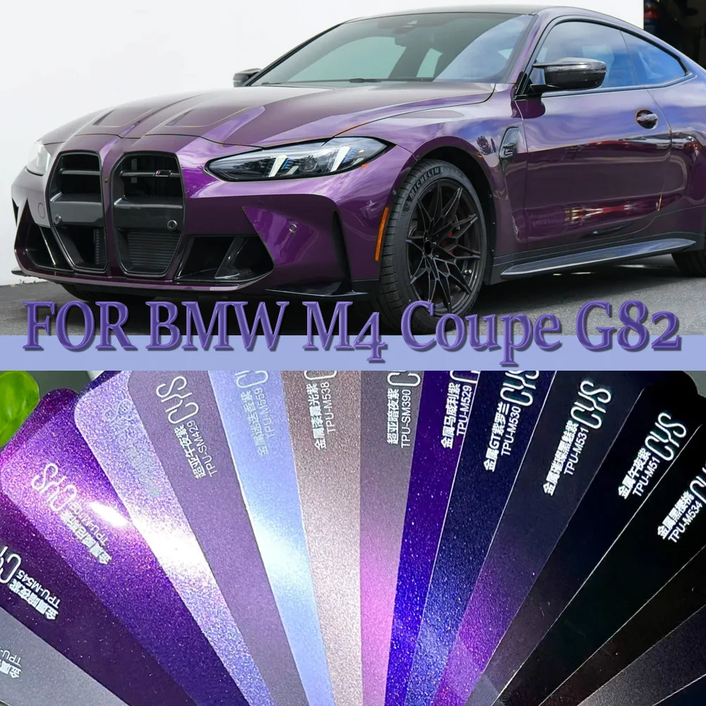 For BMW M4 Coupe G82 2021-2025 TPU Paint Protection Film Pre-Cut PPF Car Body Anti-Scratch Clear Bra Resistant Invisible Cover