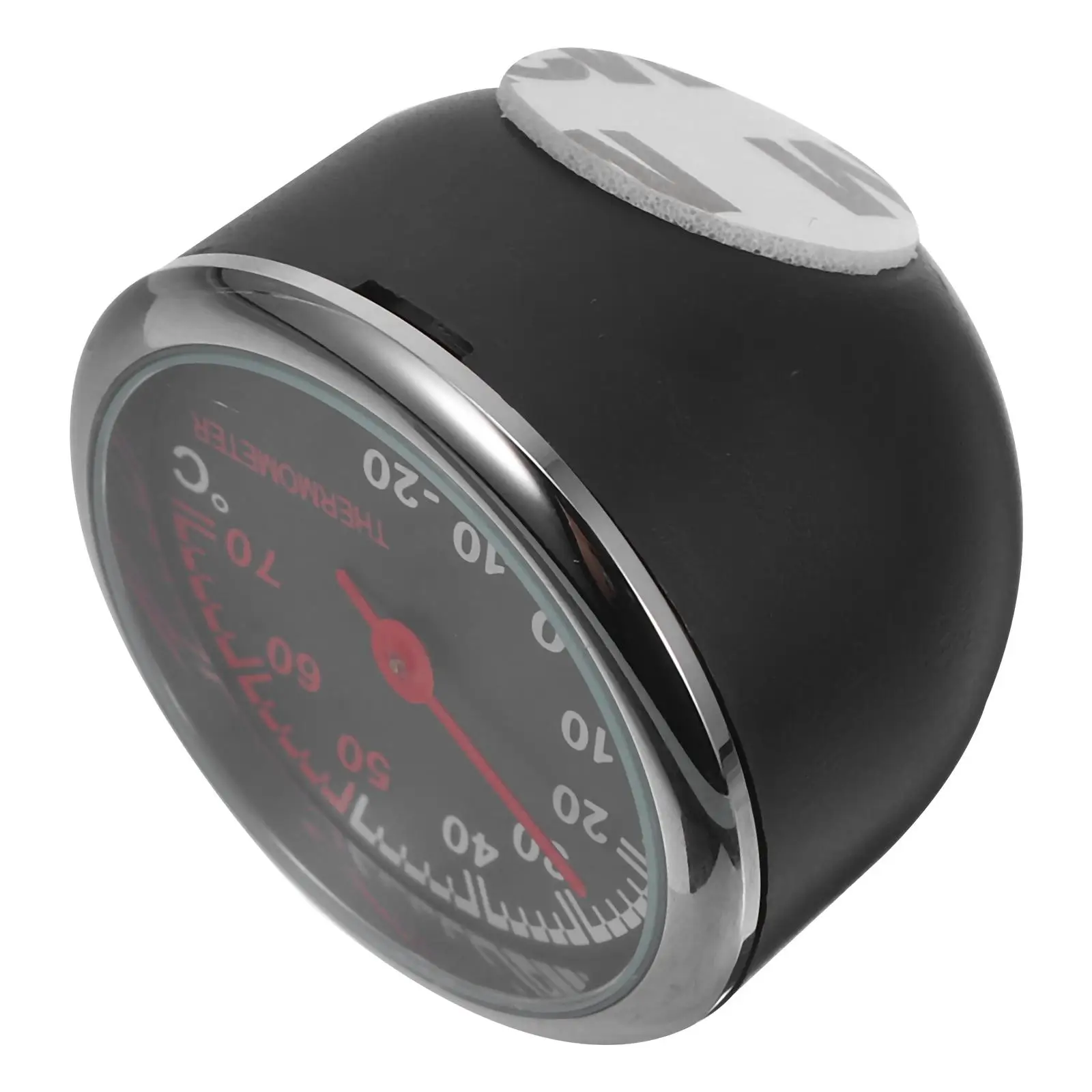 

Mechanical Thermometer Luminous Clock Dashboard Decor Waterproof Corrosion Resistant Backlit Function Easy Install Fits Car Vent