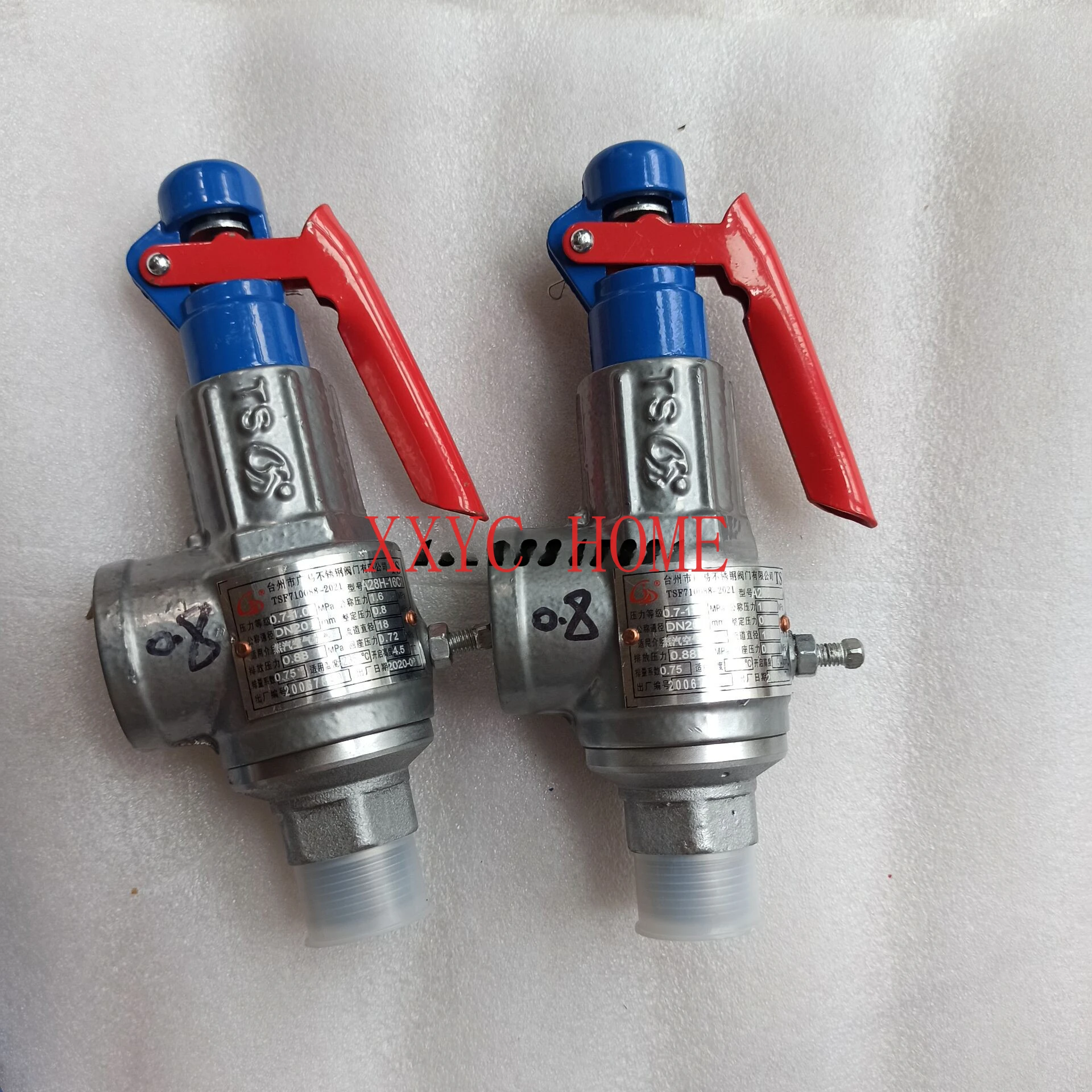 

stainless steel safety valve A28H-16C spring type steam cast steel gas storage tank boiler pressure relief valve