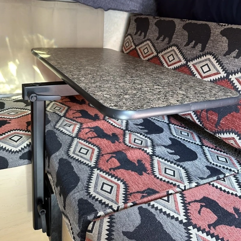 Removable Table Legs with 6063 Aluminum Construction and Adjustable Height for Travel Trailer and Boat Interiors X37F