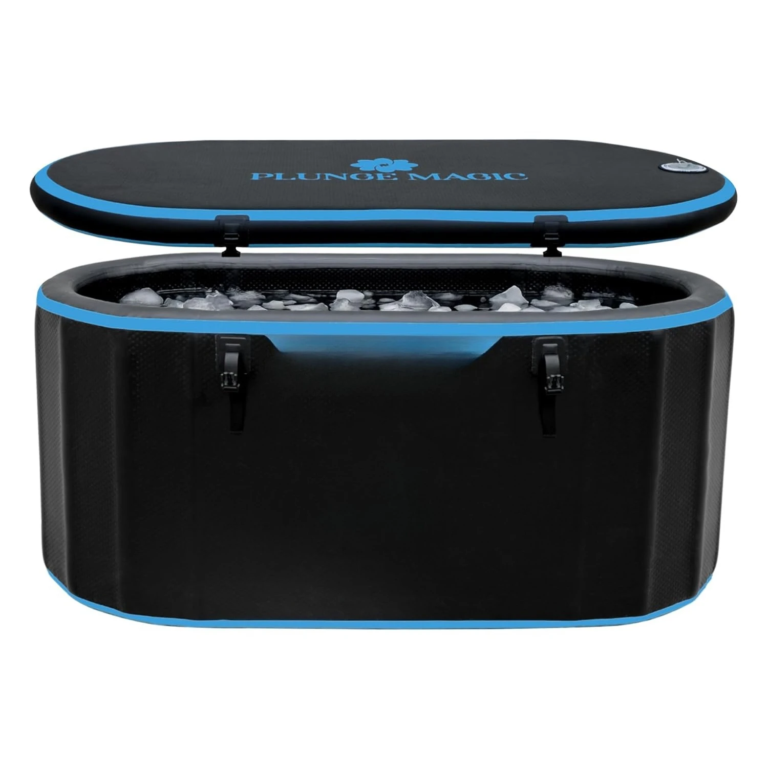 

Надувная ванна для холодных процедур Ultimate Cold Plunge Tub с крышкой для спортсменов, портативная, размер XXL, черная, с охладителем воды, на заказ