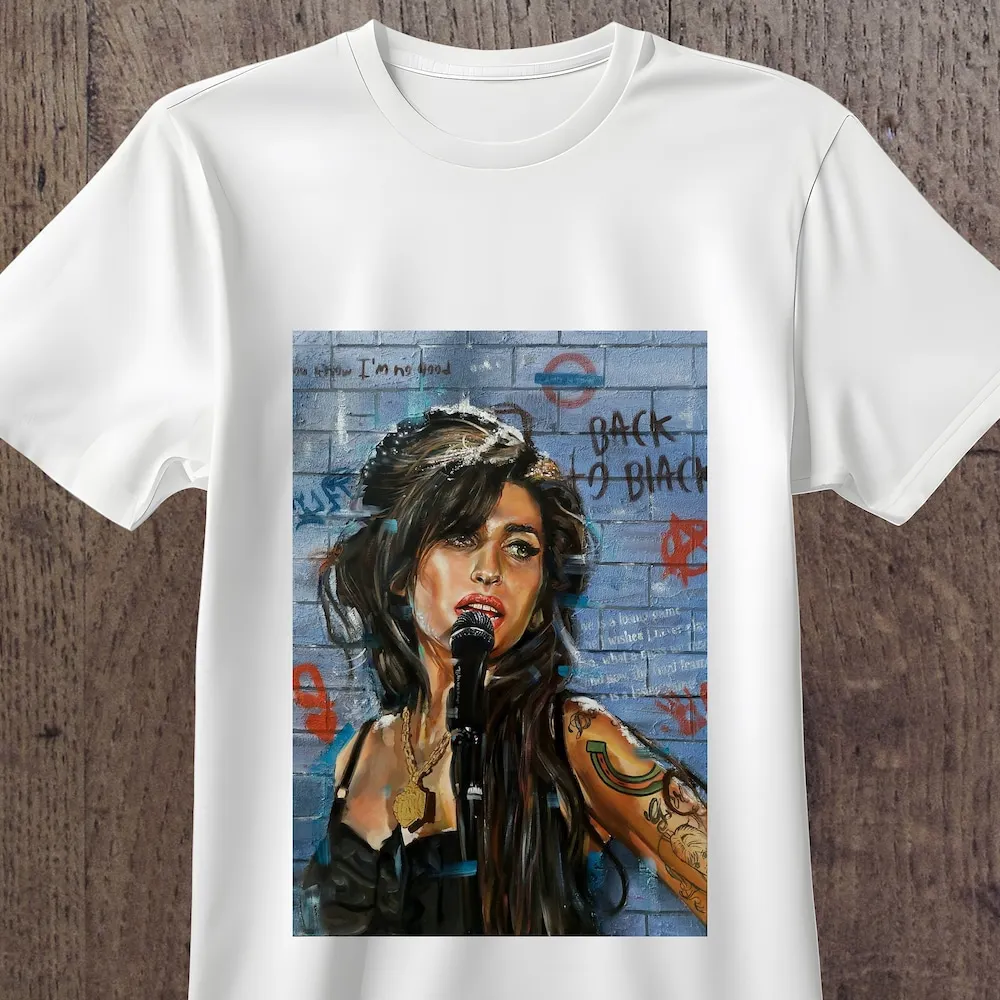 Vintage Amy Winehouse  T Shirt Youth Women Long Sweat Toddler Size Men