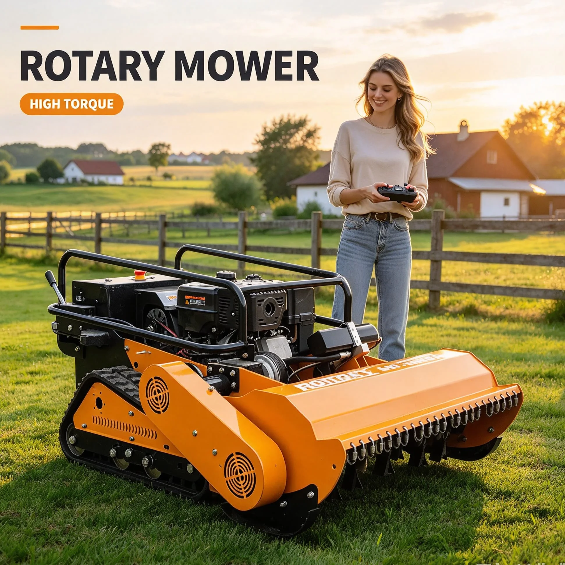 Customized  lawn mower professional cordless self-propelled mower zero turn grass cutting machine for commercial garden