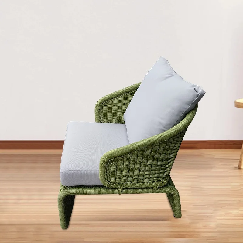 Outdoor Furniture Balcony Garden Creative Rattan Table and Chair