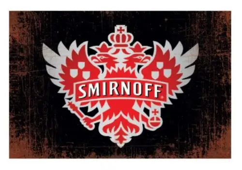 Metal  Signs SMIRNOFF Vintage Retro pub Man Cave Garage Shed