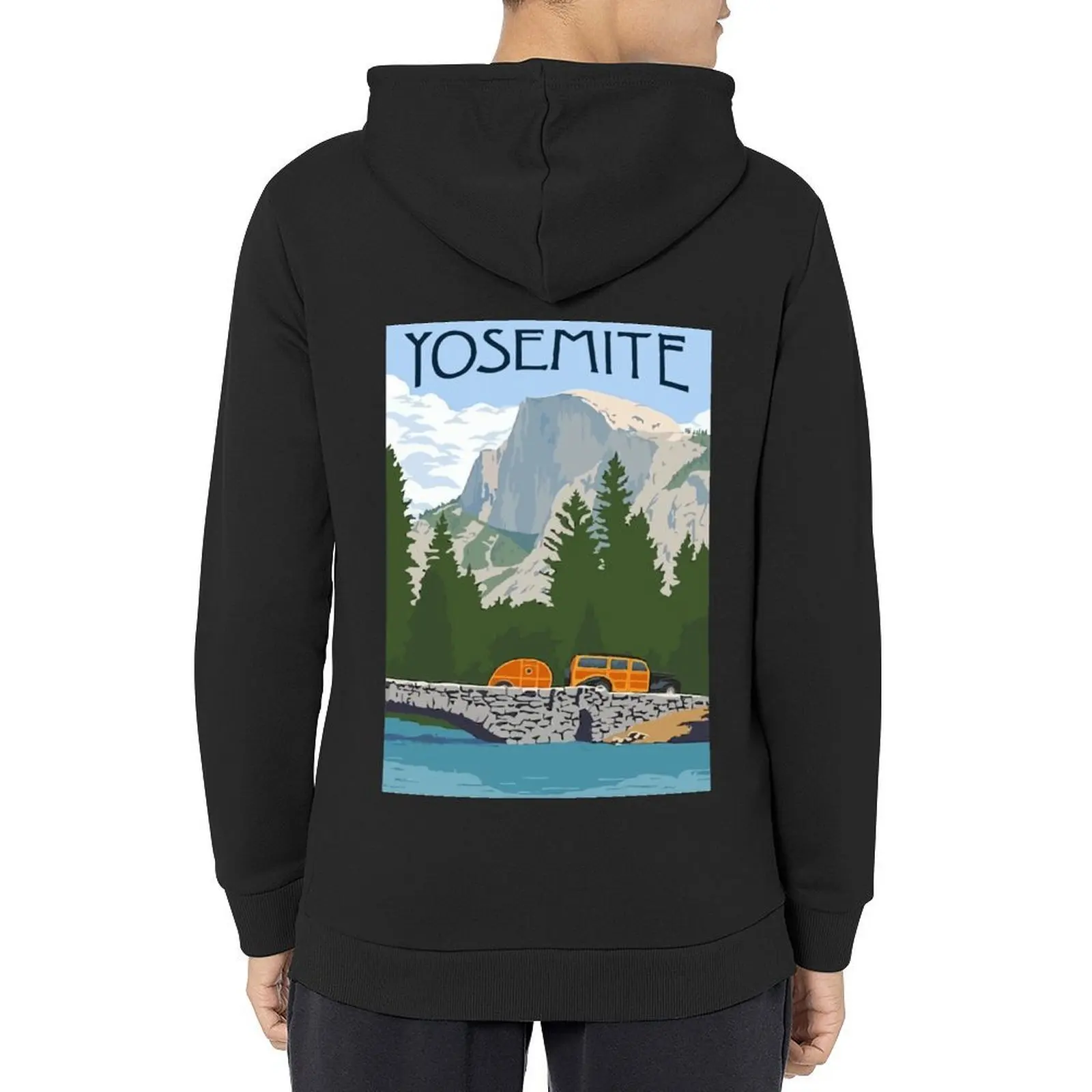 

VIntage Yosemite Merced River Travel Hoodie anime clothes men's sweat-shirt set mens clothes new in hoodies and blouses