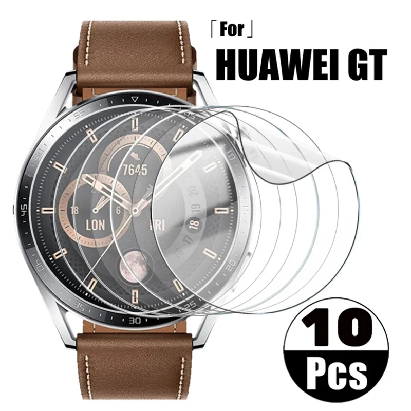 Filme de hidrogel TPU macio para Huawei Watch, protetor de tela para GT3, GT2 46mm, 42mm, GT3Pro 43mm, GT CYBER, GT3 SE, novo, não vidro