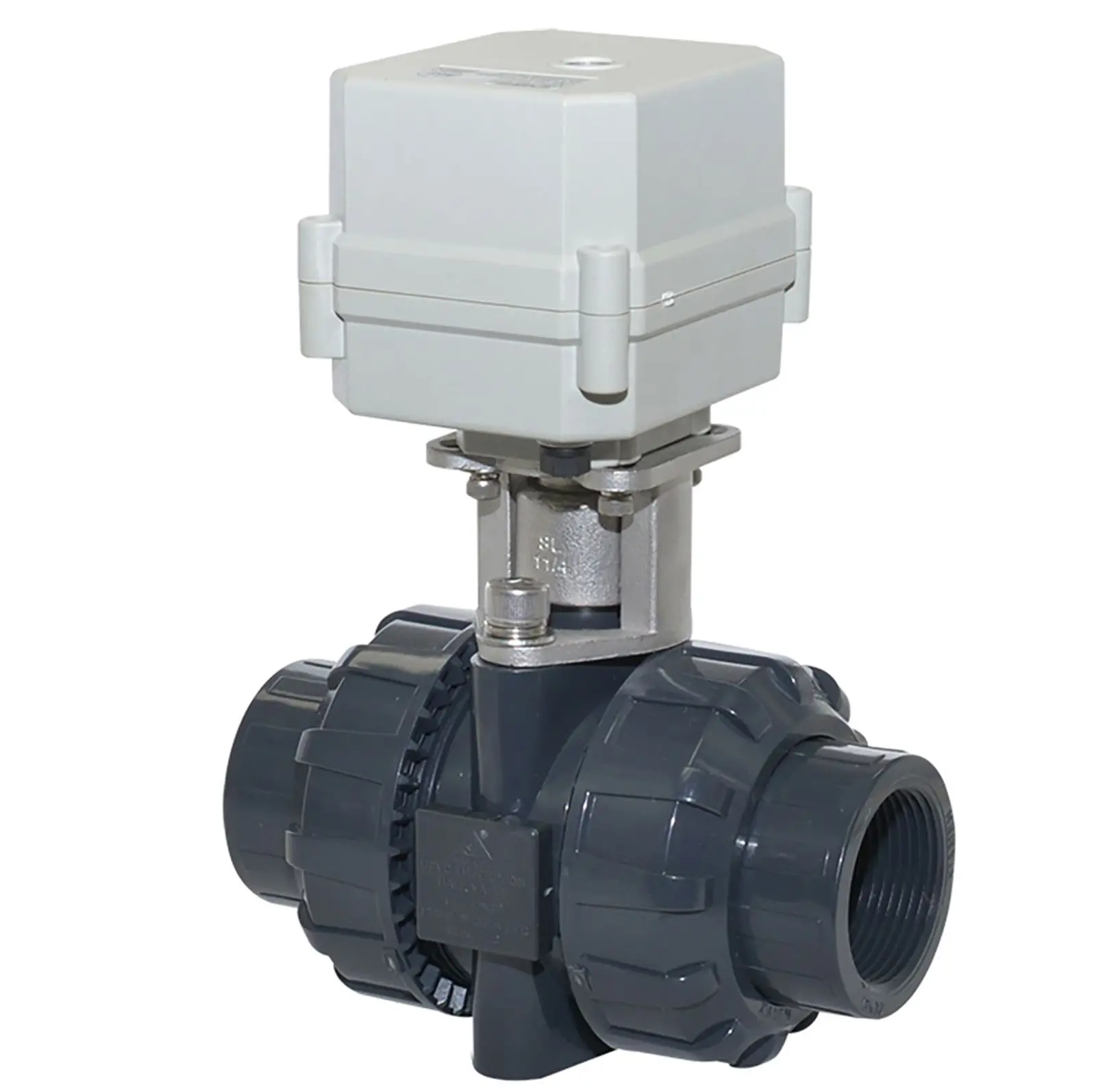 

1/2"-2" 2 Way DC12V/DC24V Electric Ball Valve,DN15-DN50 PVC Motorized Ball Valve