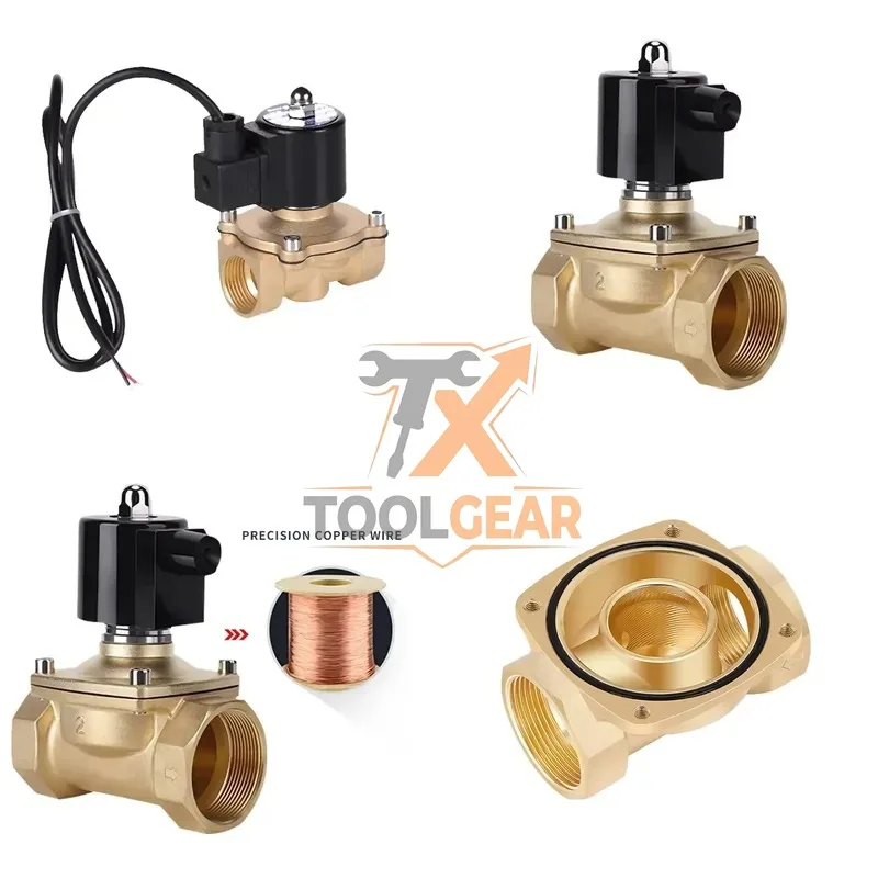 2026China*Factory* Custom 1 1/4 Inch Waterproof IP68 Underwater Music Water Fountain Solenoid Valve