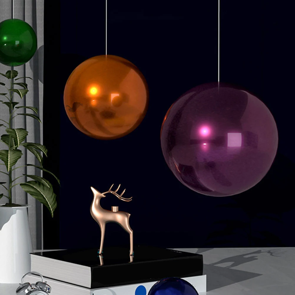 

Artificial Mirror Reflective Ball Stainless Steel Gazing Balls Garden Ball Mirror Reflective Globe Vase Fillers home Garden deco