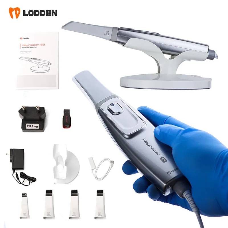 Dental lab Intraoral 3D Scanner 12languages with Scanning Software CAMCAD Oral Digital Impressionist Scanner CE ISO Approved