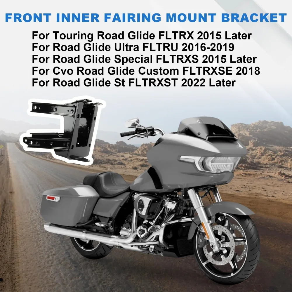 For Harley Touring Models Road Glide FLTR 2015-2024 Motorcycle Accessories Front Inner Fairing Mount Support Bracket Repair